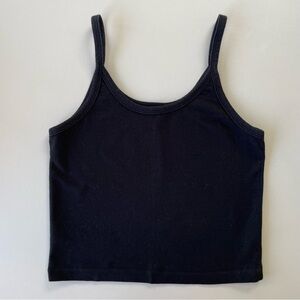 ARQ CROP TANK TOP —  Black, Large